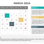 2024 Calendar Planner Slide Template & Google Slides Theme 2