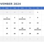 2024 Calendar PPT Template & Google Slides Theme 10