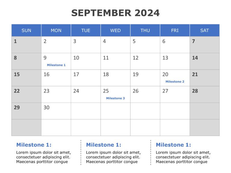 2024 Calendar Planner PowerPoint Template & Google Slides Theme 8