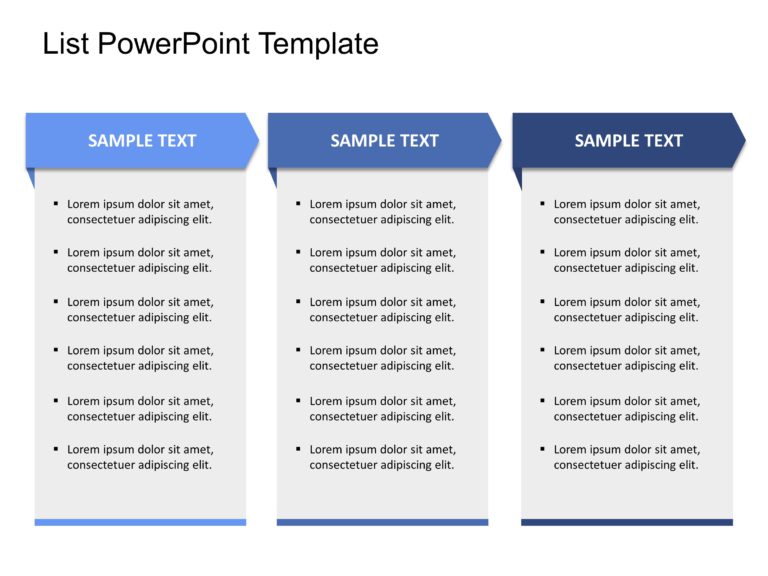 List Templates Collection for PowerPoint & Google Slides Theme 17