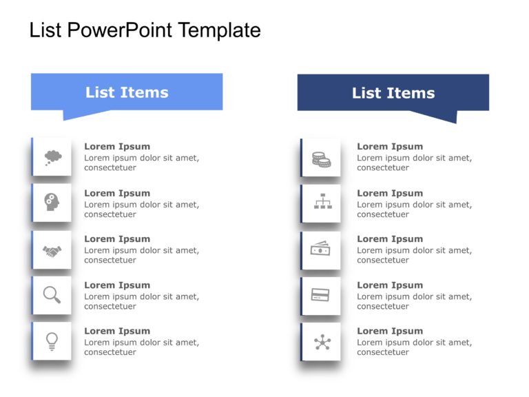 List Templates Collection for PowerPoint & Google Slides Theme 21