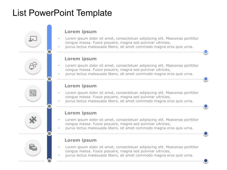 List Templates Collection for PowerPoint & Google Slides Theme 1