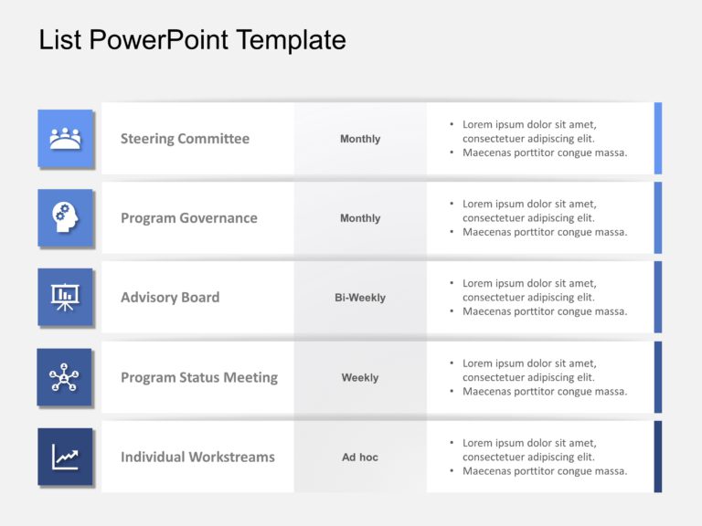 List Templates Collection for PowerPoint & Google Slides Theme 2