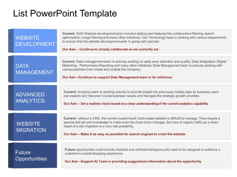 List Templates Collection for PowerPoint & Google Slides Theme 3