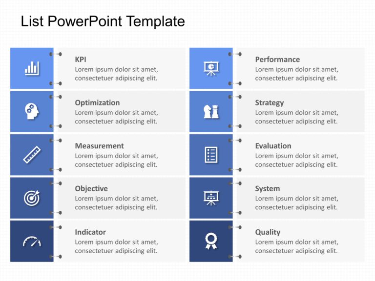 List Templates Collection for PowerPoint & Google Slides Theme 11
