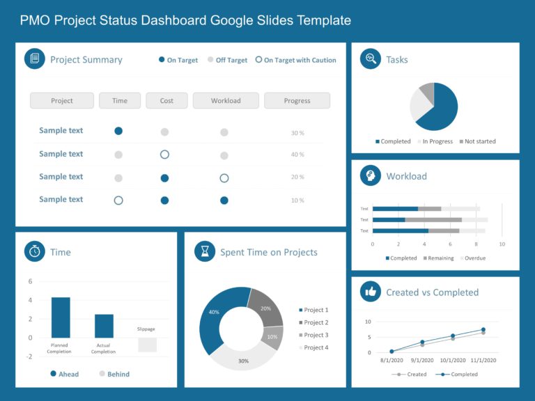 Animated 30 60 90 Day Plan for New Job Google Slides Template Theme