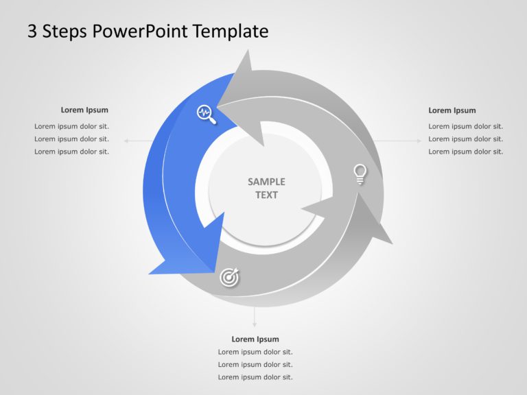 Three Steps Templates For PowerPoint & Google Slides Theme 22