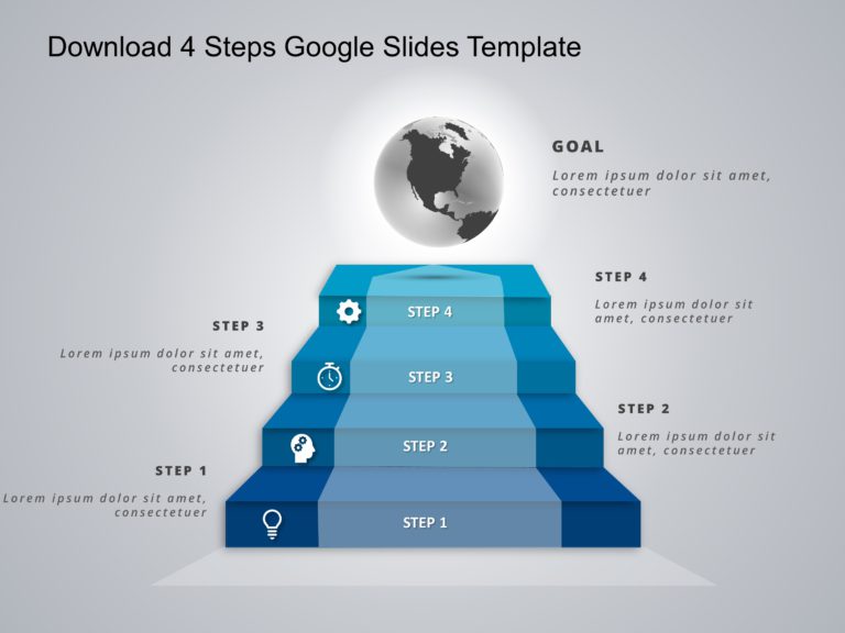 Four Steps Templates For PowerPoint & Google Slides Theme 21