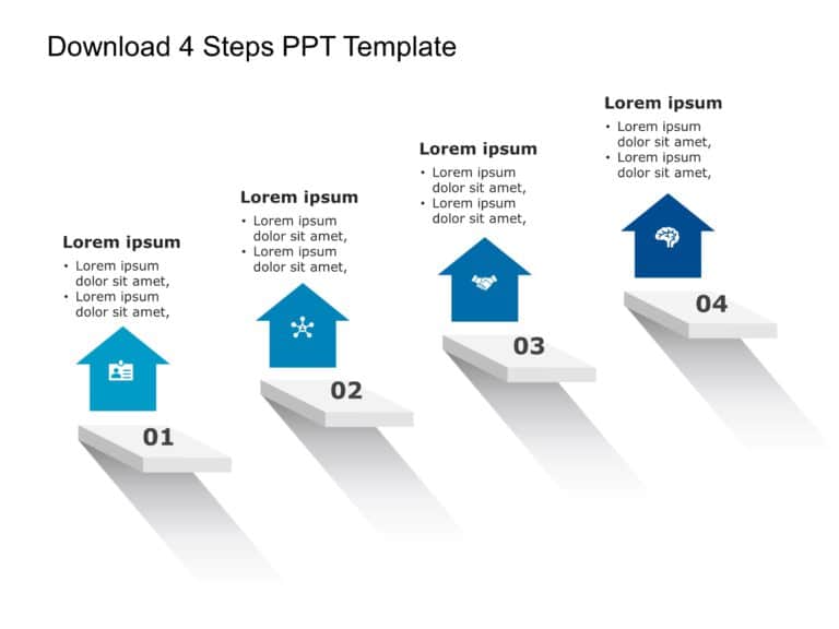 Four Steps Templates For PowerPoint & Google Slides Theme 19