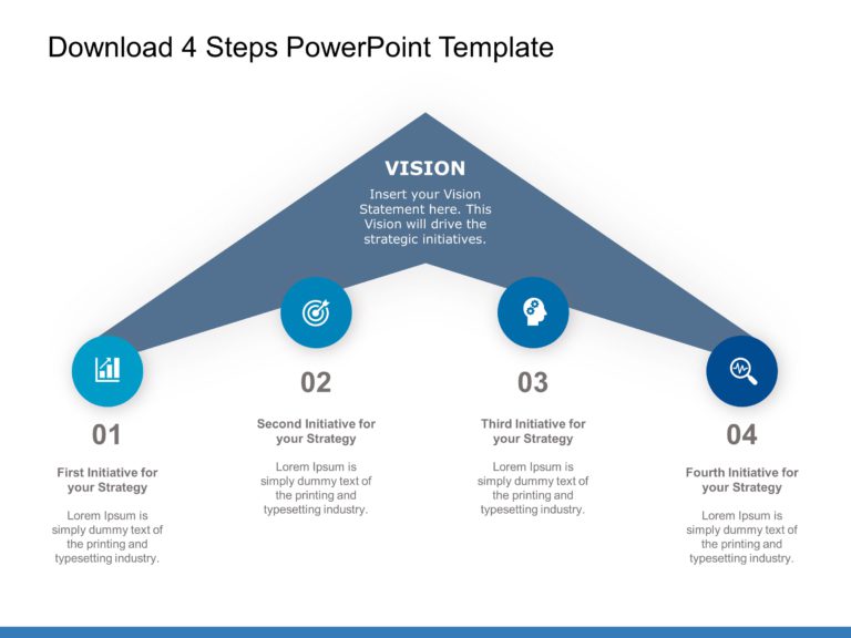 Four Steps Templates For PowerPoint & Google Slides Theme 20