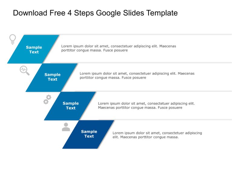 Four Steps Templates For PowerPoint & Google Slides Theme 17