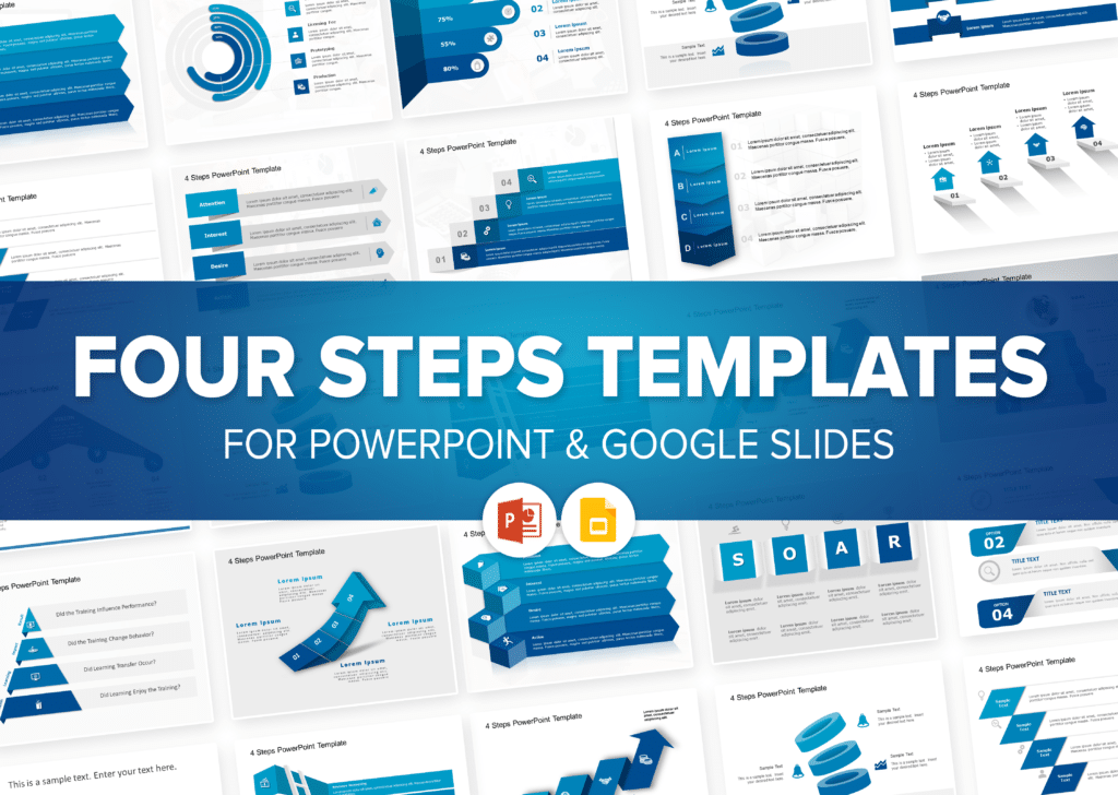 Four Steps Templates For PowerPoint & Google Slides