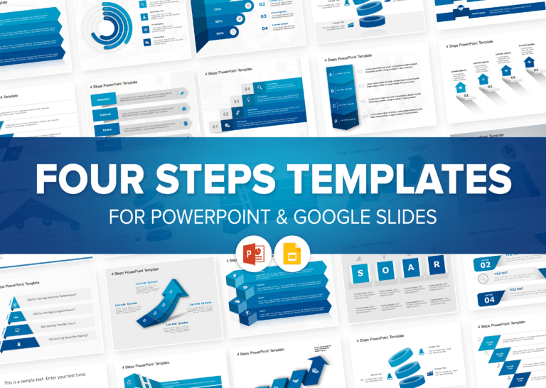 Four Steps Templates For PowerPoint & Google Slides Theme