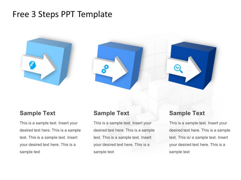 Three Steps Templates For PowerPoint & Google Slides Theme 8