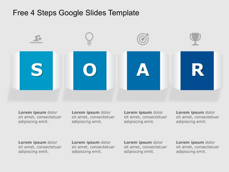 Four Steps Templates For PowerPoint & Google Slides Theme 12