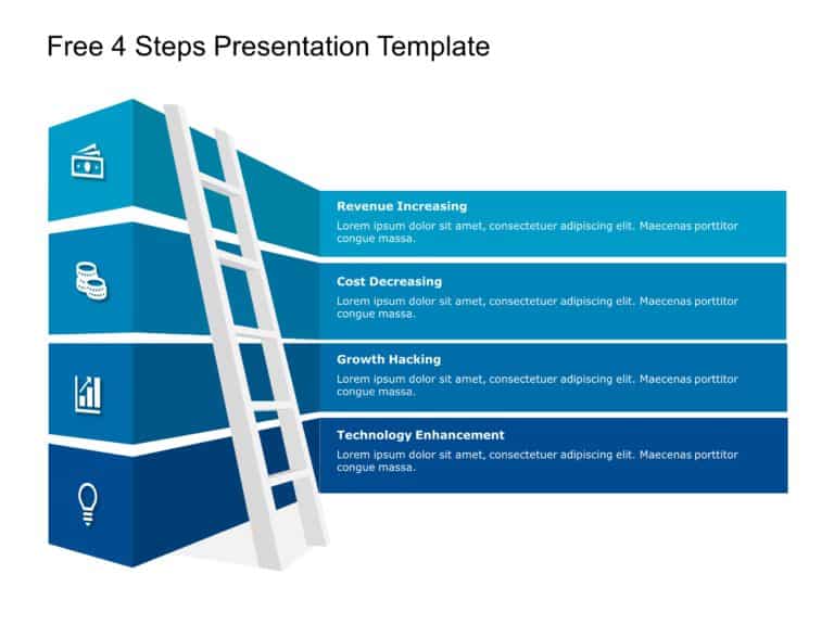 Four Steps Templates For PowerPoint & Google Slides Theme 9