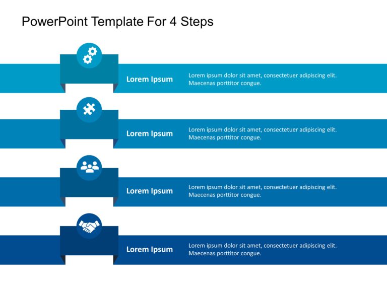 Four Steps Templates For PowerPoint & Google Slides Theme 7