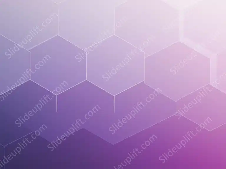 Purple Hexagon Background Image & Google Slides Theme