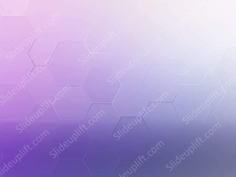 Purple Honeycomb Background Image & Google Slides Theme