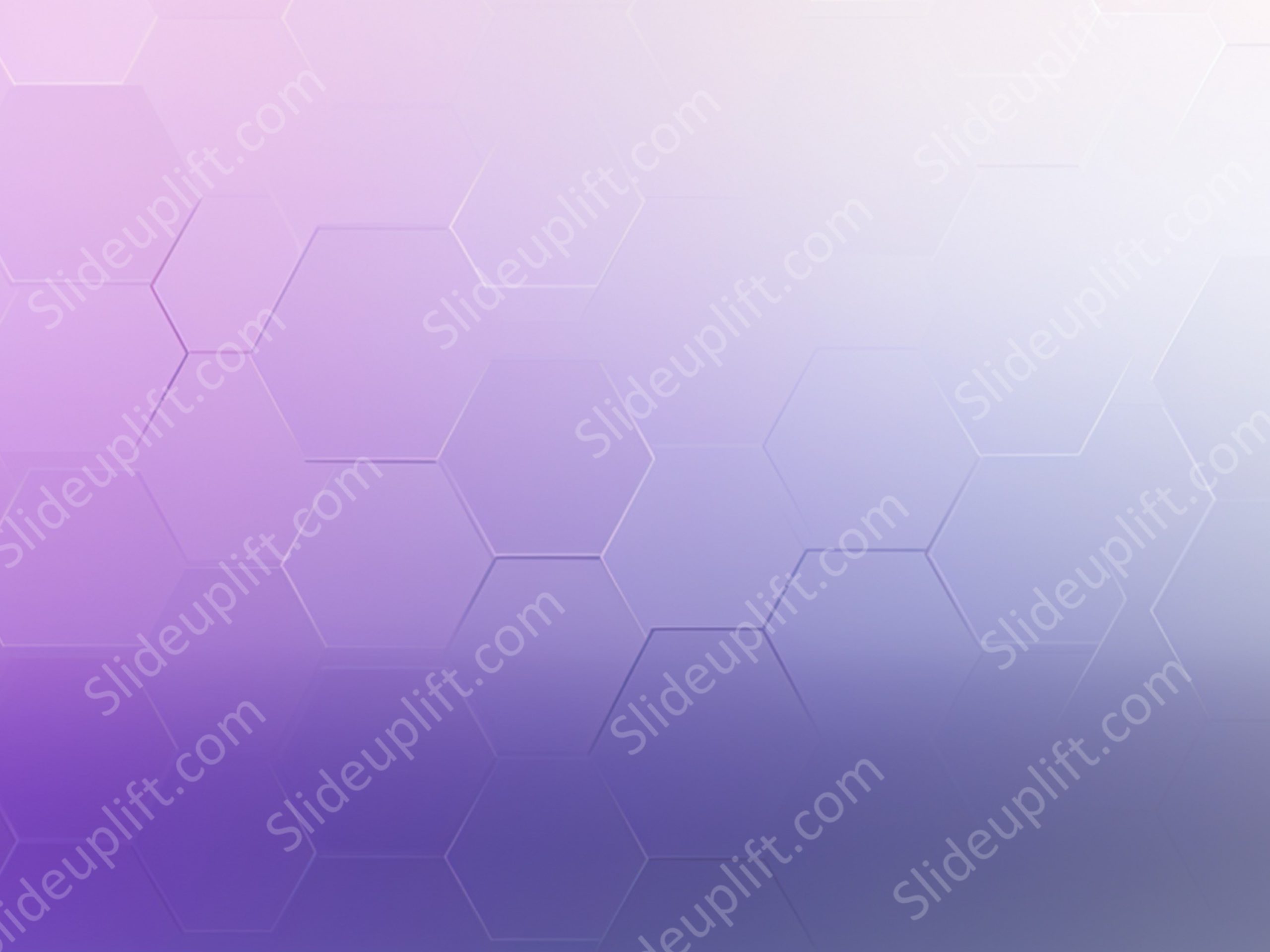 Purple Honeycomb Background Image & Google Slides Theme