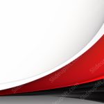 Red & Black Curved Background Image & Google Slides Theme