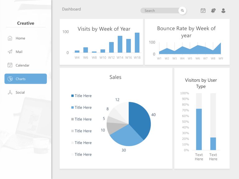 Dashboard PowerPoint Template & Google Slides Theme 6