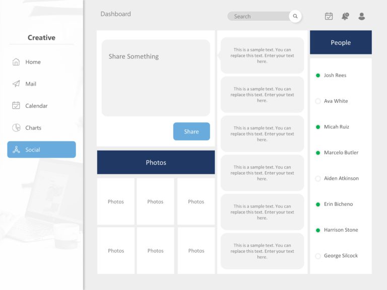 Dashboard PowerPoint Template & Google Slides Theme 7