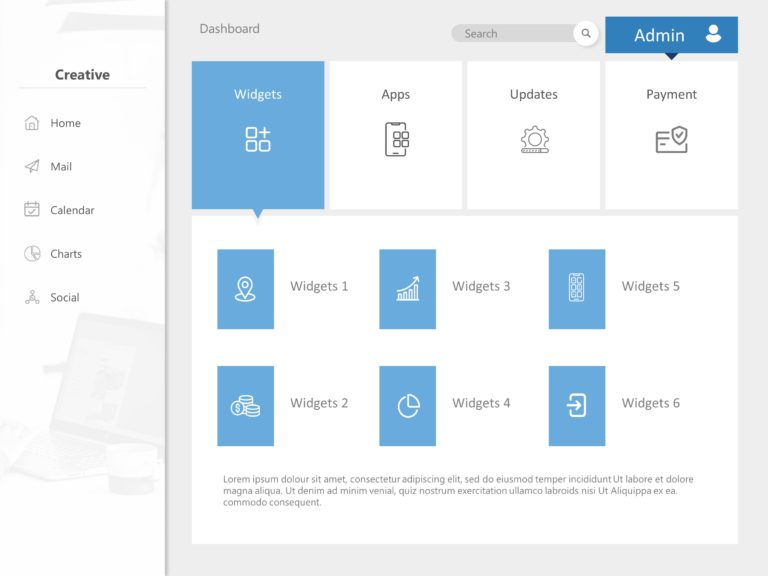 Dashboard PowerPoint Template & Google Slides Theme 8