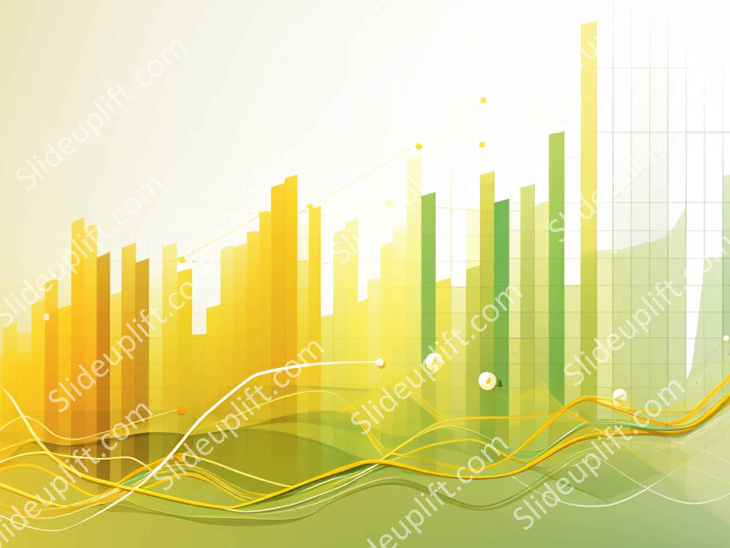 Yellow Graph Background Image