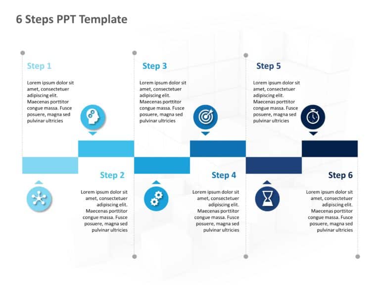 6 Steps Templates For PowerPoint & Google Slides Theme 20