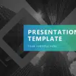 Animated Sky Blue Green PowerPoint Background & Google Slides Theme