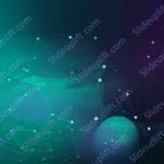 Dark Purple Ocean background image​ & Google Slides Theme