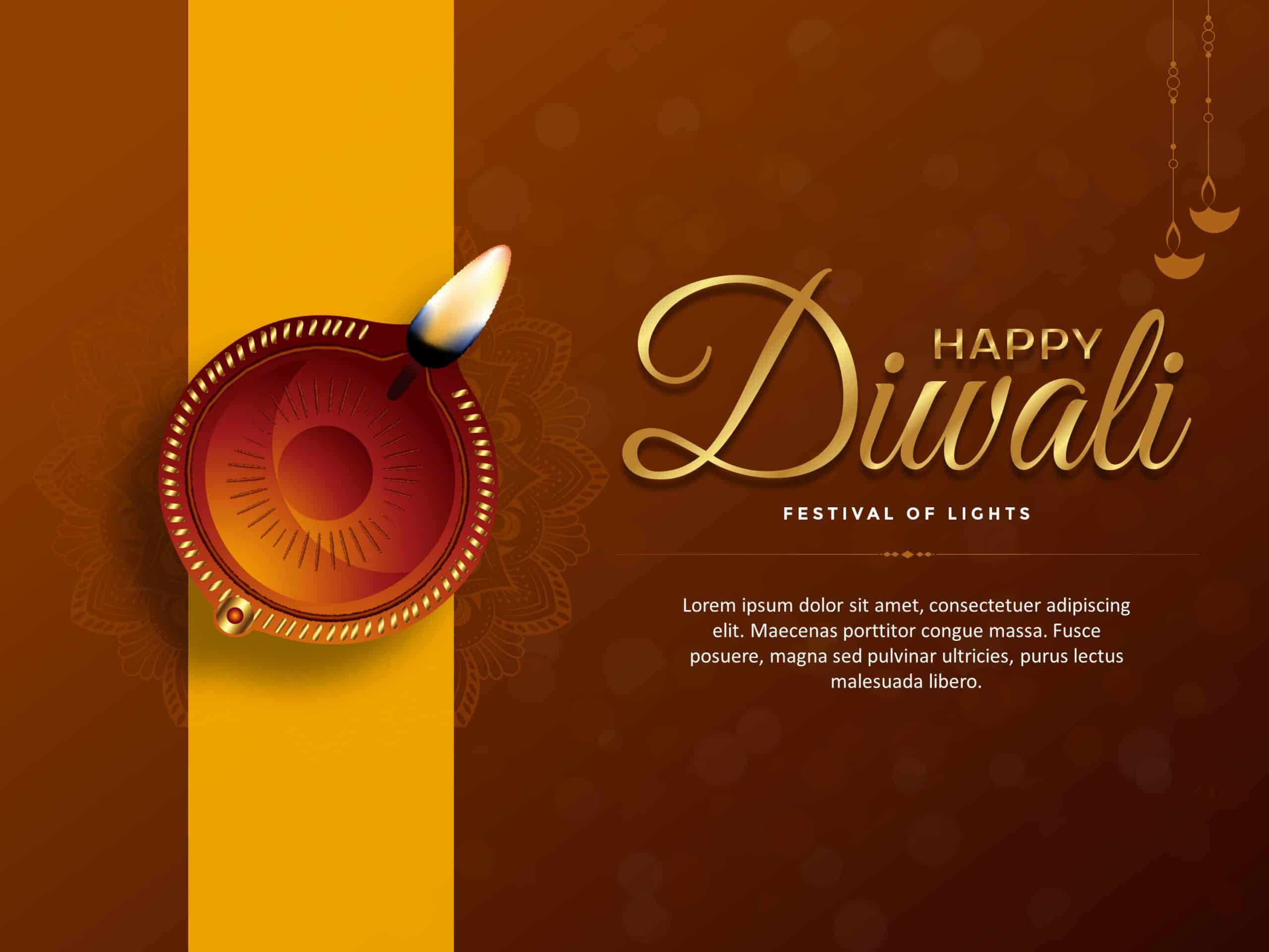 Diwali Festival PowerPoint Template & Google Slides Theme