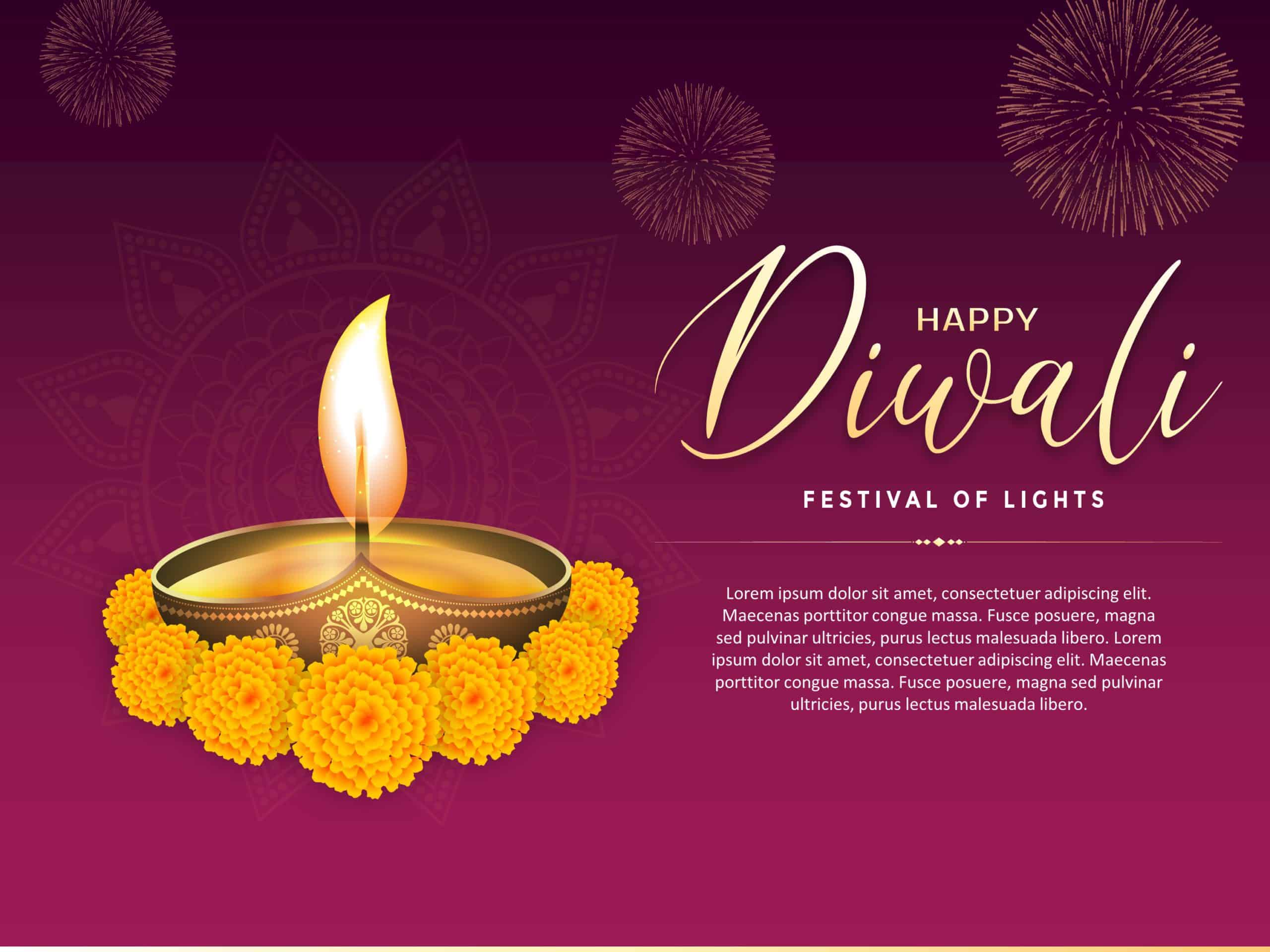 Diwali PowerPoint Template & Google Slides Theme
