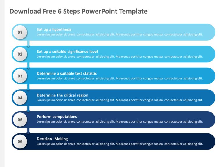 6 Steps Templates For PowerPoint & Google Slides Theme 13