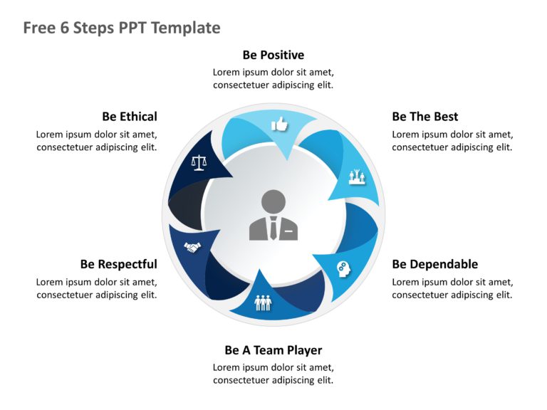 6 Steps Templates For PowerPoint & Google Slides Theme 7