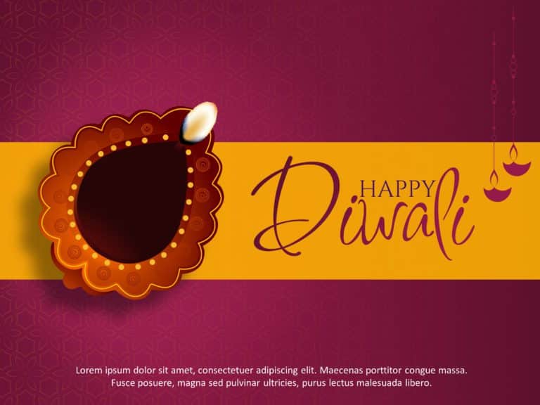 Happy Diwali Presentation Template & Google Slides Theme