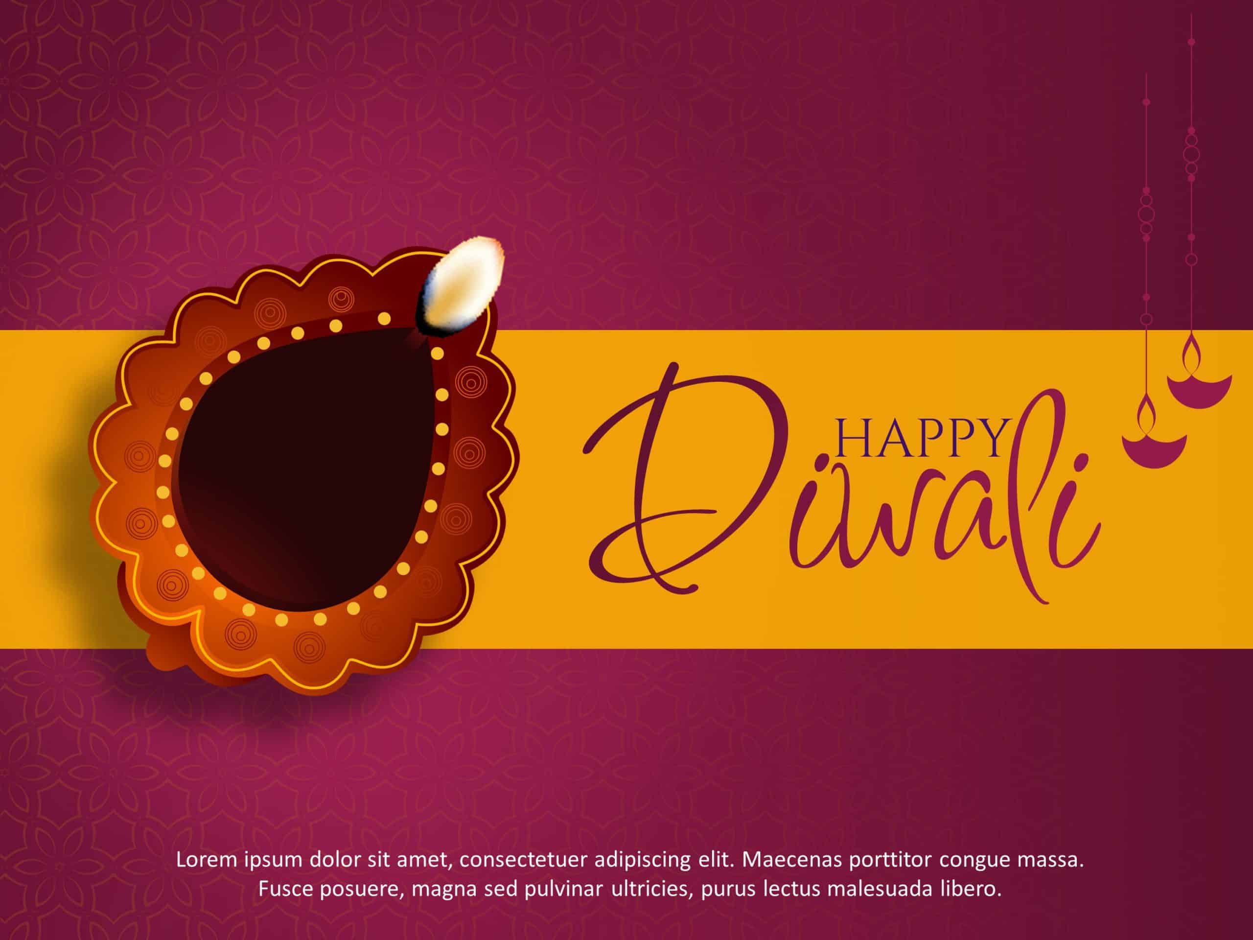 Happy Diwali Presentation Template & Google Slides Theme
