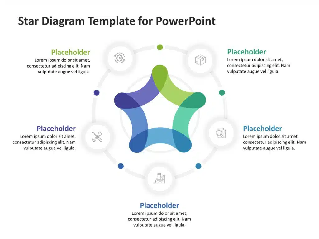 Star Diagram Google Slides Template