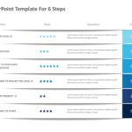 6 Steps Templates For PowerPoint & Google Slides Theme 4