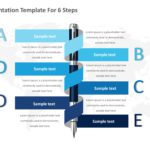 6 Steps Templates For PowerPoint & Google Slides Theme 2