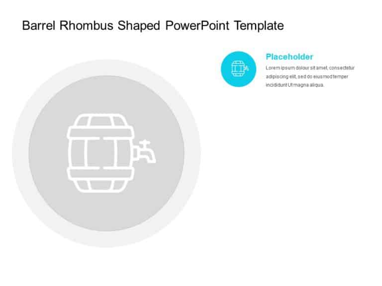 Animated Barrel Rhomus Shaped PowerPoint Template & Google Slides Theme 1