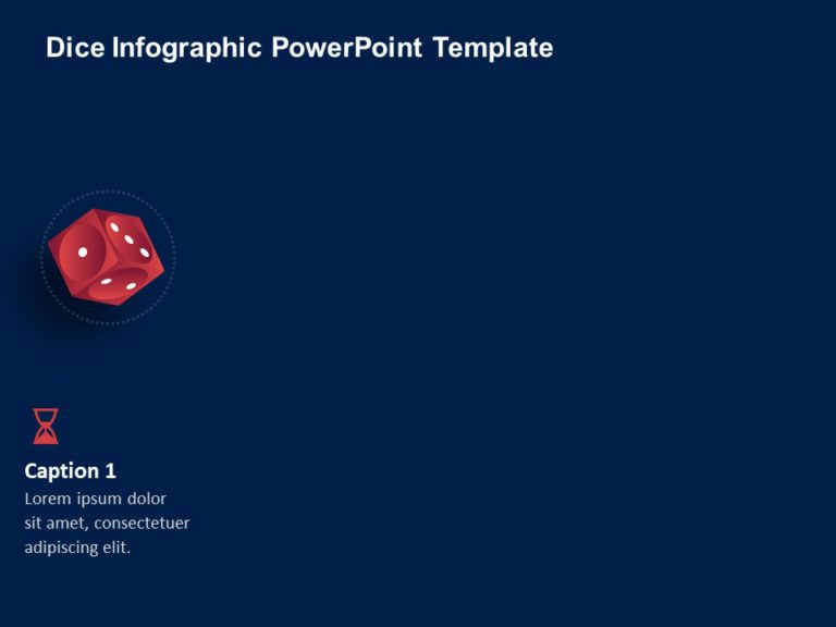 Animated Dice Infographic PowerPoint Template & Google Slides Theme 1