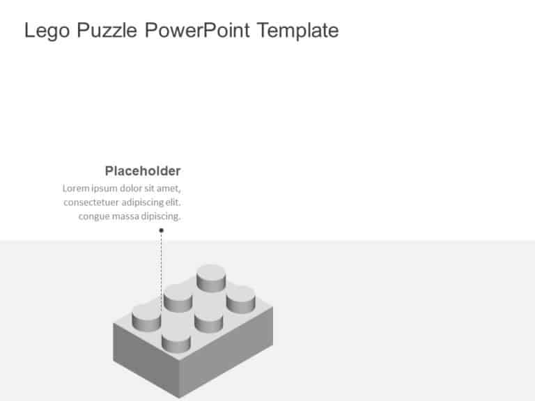 Animated Lego Puzzle PowerPoint Template & Google Slides Theme 1