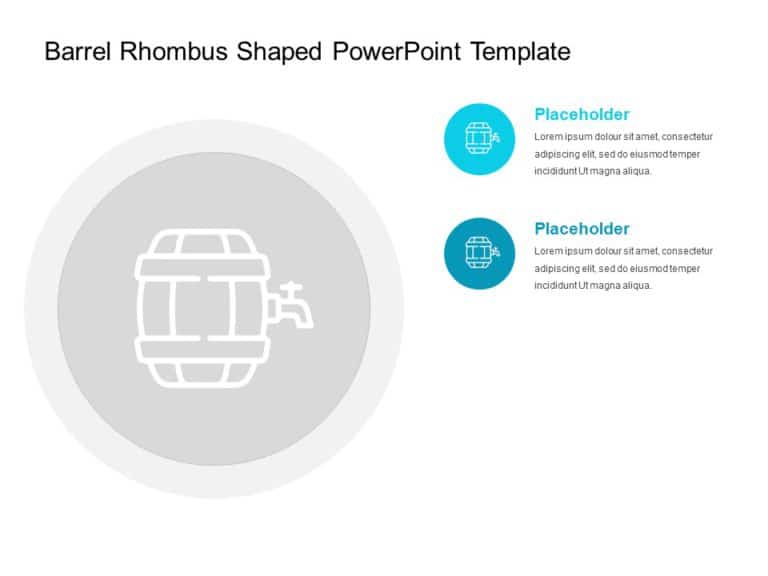 Animated Barrel Rhomus Shaped PowerPoint Template & Google Slides Theme 2