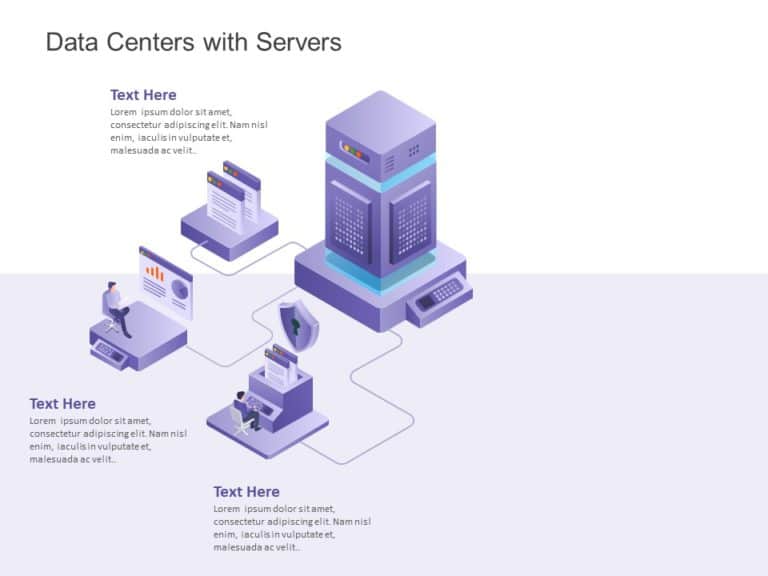 Animated Data Centers With Servers PowerPoint Template & Google Slides Theme 4
