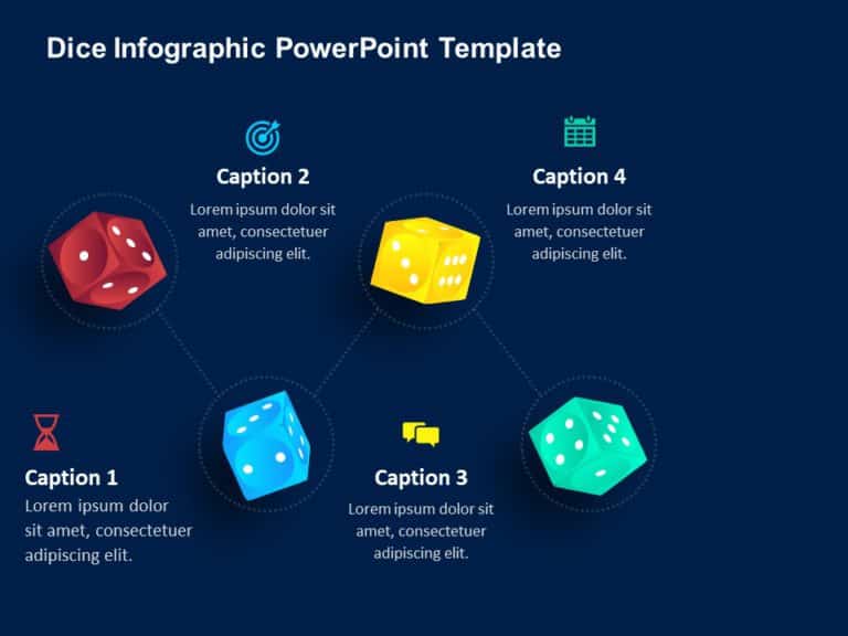 Animated Dice Infographic PowerPoint Template & Google Slides Theme 4