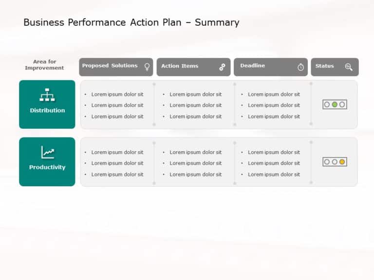 Animated Action Plan Deck PowerPoint Template & Google Slides Theme 2