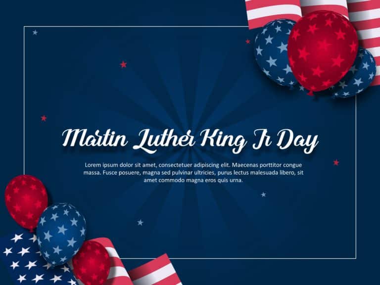 Martin Luther King Day PowerPoint Templates & Google Slides Theme 3