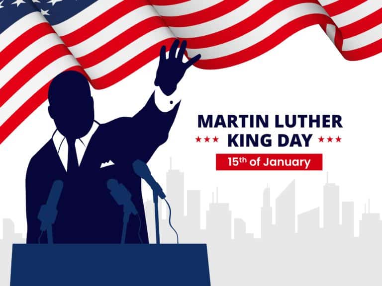 Martin Luther King Day PowerPoint Templates & Google Slides Theme 1